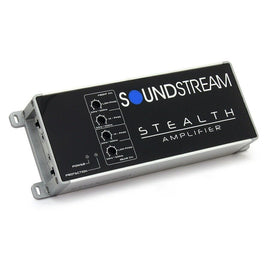 Soundstream ST4.1200D Stealth 1200W 4Channel Class D Motorcycle Car Audio Amplifier + 8 Gauge Amp Kit