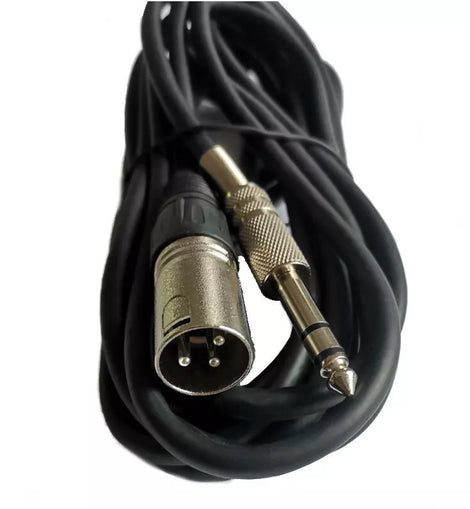 MR DJ CQSXM3 3' Pro PA DJ Karaoke XLR Male to 1/4