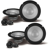 2 Pair Alpine S2-S80C - Next-Generation S-Series 8" Component Speaker Set