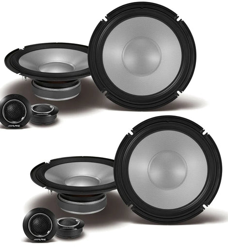 2 Pair Alpine S2-S80C - Next-Generation S-Series 8