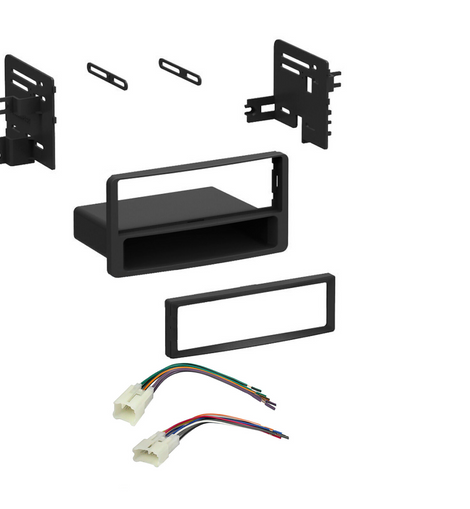 American International Car Radio Stereo Single Din Dash Kit & Harness for 2003-2007 Toyota Tundra Sequoia