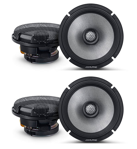 2 Pair Alpine R-Series R2-S65 300 Watts 6.5