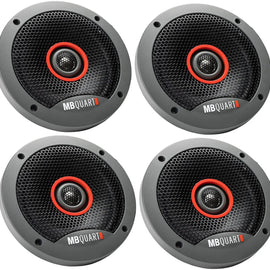 2 Pair MB QUART FKB116 6.5" 240W 2-Way Coaxial Car Speakers