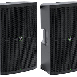 Mackie Thump215 15" 1400W Active Powered Speaker Pair & 2 XLR Cables