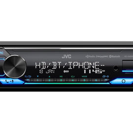 JVC KD-X480BHS Digital Media Receiver featuring Bluetooth USB HD Radio SiriusXM Amazon Alexa 13-Band EQ