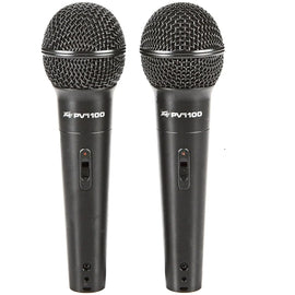 Peavey PVi 100 (2 Pack) Dynamic Cardioid Microphone XLR Input