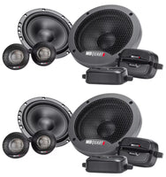 2 Pairs MB QUART FSB216 6.5" 280 Watt Car Audio Component Speakers