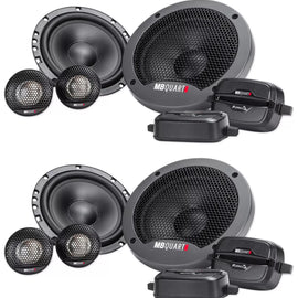 2 Pairs MB QUART FSB216 6.5" 280 Watt Car Audio Component Speakers