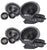 2 Pairs MB QUART FSB216 6.5" 280 Watt Car Audio Component Speakers