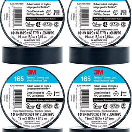 Temflex 1700 165 Vinyl Electrical Tape [Set of 4]