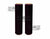 2 (TWO) Rolls Black Hand Stretch Plastic Film Pallet Shrink Wrap