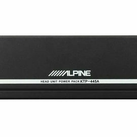 Alpine KTP-445A Power Pack Head Unit Amplifier and Backup Camera Bundle. 4-Channel Compact Amp Increases Alpine Head Unit Power up to 150 Percent - 90 Watts x 4 Channels, fits iLX-W650 and Others.