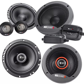 MB QUART FSB216 6.5" 280W Component Speakers & FKB116 6.5" 240W Coaxial Car Speakers