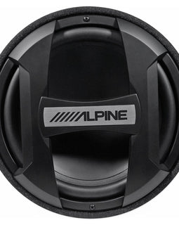 Alpine SWT-S10 1200W Max Single 10" Sealed Subwoofer Tube Enclosure