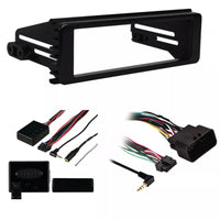 Metra 99-9600 Dash Kit Fit Select 1996-2013 Harley Davidson Motorcycles + Thumb Control