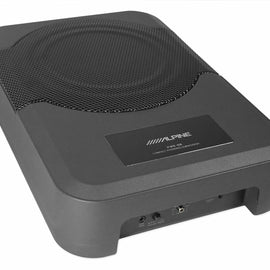 Alpine PWE-S8-WRA Compact powered subwoofer  8" Amplified Custom Fit for 2011-up Jeep Wrangler 4 door