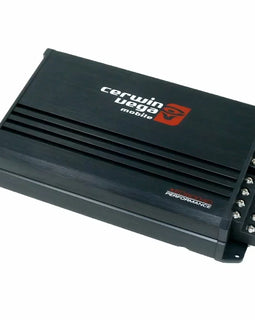 Cerwin Vega XED6004D 500W 4 Channel Micro Compact Amplifier + 4 Gauge Amp Kit