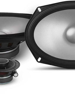 2 Alpine S Series S2-S69C 6x9" Hi-Res Component Car Audio Speaker System