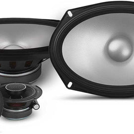 2 Alpine S Series S2-S69C 6x9" Hi-Res Component Car Audio Speaker System