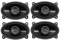 2 Pairs Hifonics ZS46CX ZEUS 4×6 Inch Speakers