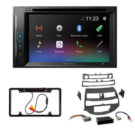 Pioneer AVH-241EX Double DIN DVD Camera Dash install Kit Fit 2008-2012 Honda Accord