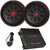 2 Cerwin Vega CVP12D4 12" Car Subwoofers & TM1.3000D 3000W Micro Mono Amplifier