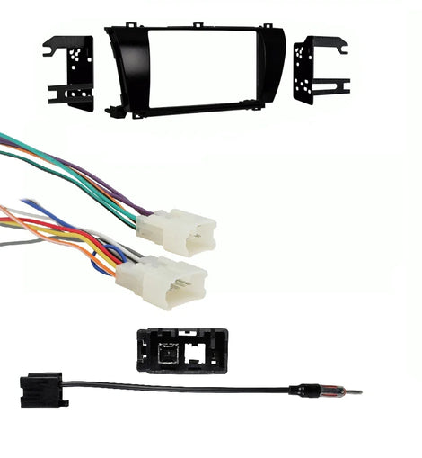 Metra 95-8245CHG Double DIN Dash Kit - Compatible Fits for Toyota Corolla 2014-2016 Bundle