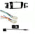 Metra 95-8245CHG Double DIN Dash Kit - Compatible Fits for Toyota Corolla 2014-2016 Bundle