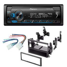 Pioneer MVH-S322BT Car Stereo Single Din Kit Fit 1998-2004 Nissan Frontier