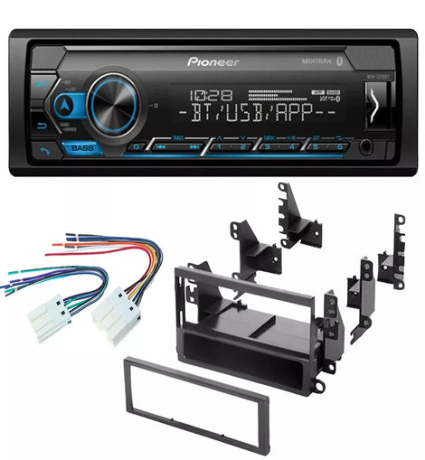 Pioneer MVH-S322BT Car Stereo Single Din Kit Fit 1998-2004 Nissan Frontier