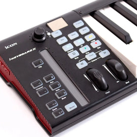 ICON PRO Audio IKEYBOARD 5X - 49 Key Semi Weighted MIDI Keyboard Piano Action