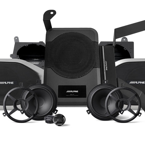 Alpine PSS-24WRA Direct-Fit Complete Speaker System For Jeep Wrangler/Gladiator
