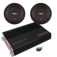2 Cerwin Vega H7124D 12" Subwoofers 1200W + TRAX1.2000D 2000W Amplifier