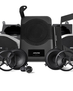 Alpine PSS-24WRA Direct-Fit Complete Speaker System For Jeep Wrangler/Gladiator