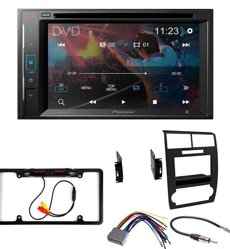 Pioneer AVH-241EX Double DIN DVD Camera Dash install Kit Fit 2006 - 2007 Charger