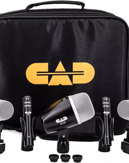 Cad Audio Stage7 Premium 7-Piece Drum Instrument Mic Pack Vinyl Carrying Case