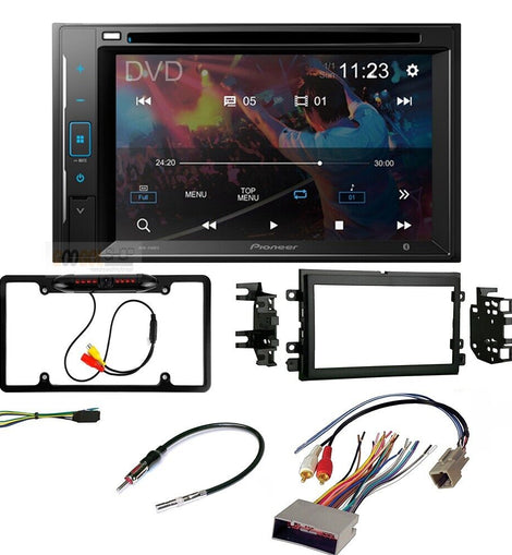 Pioneer AVH-241EX Double DIN DVD Camera Dash install Kit for 2005 - 09 Ford Mustang