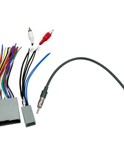 American Terminal AT694-5521 & ATCR6-CR10 Aftermarket Radio Amplifier Wiring Harness & Antenna Adapter Fit 2003-up Ford Lincoln Mercury