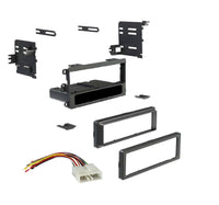 Car Radio Stereo Dash Installation Kit w/ Harness Fit 1995-1997 Geo Metro Track