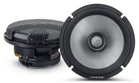 Alpine R-Series R2-S65 300W 6.5" 2-Way Coaxial Car Audio Speakers