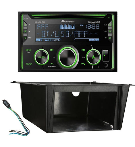 Pioneer FH-S722BS 2-DIN Bluetooth Car Stereo CD + Universal mounting kit for Boat, RV, truck