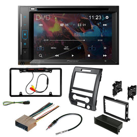 Pioneer AVH-240EX Double DIN DVD Camera Dash install Kit for 2009-2012 Ford F-150
