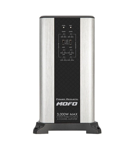 Power Acoustik MOFO4-3KD 3000 Watts MOFO Series 4 Channel Class D Car Amplifier