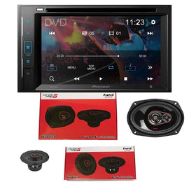 Pioneer AVH-241EX Double DIN DVD + Cerwin Vega H7653 6.5" and H7693 6x9"