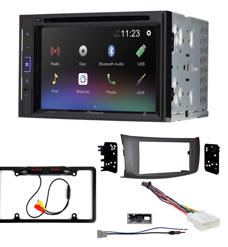 Pioneer AVH-241EX Double DIN DVD Camera Dash install Kit for 2013-2019 Nissan Sentra