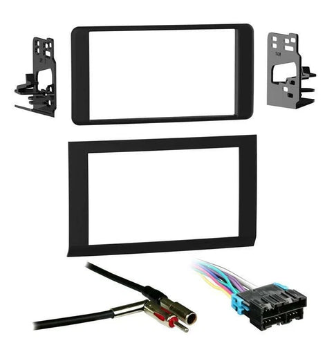 2-DIN Dash Kit Fit Chevrolet Astro / GMC Safari 1996-2005 Harness Antenna