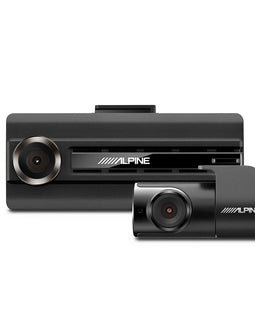 Alpine DVR-C310R Wi-Fi-Enabled Dashboard Dash Cam Video Recording + Rear Camera