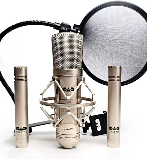 CAD Audio Studio Pack GXL2200SP-2 Condenser Mic Recording Pack