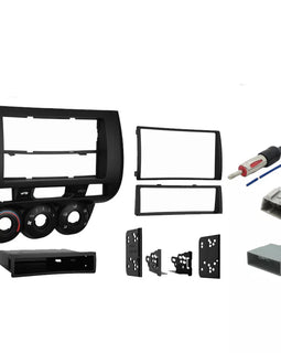 Fit Honda 2007-2008 Single or Double DIN Stereo Harness Radio Install Dash Kit