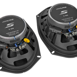 Alpine S-S69 6x9" Car Speaker 520W Max 2-Way Coaxial Car Speakers